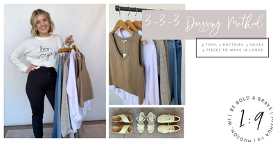 3-3-3 Dressing Method: 9 Styles + 18 Looks