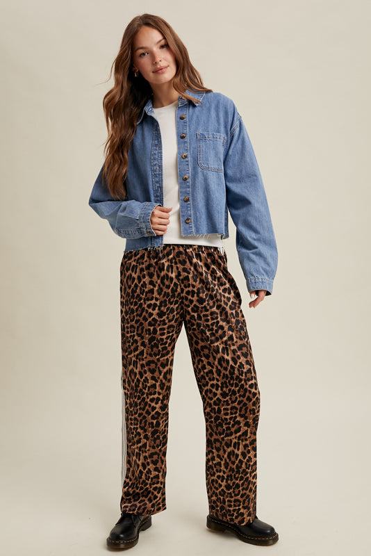 The Freya Cropped Denim Shirt
