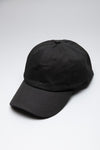 classic plain vintage washed baseball hat black