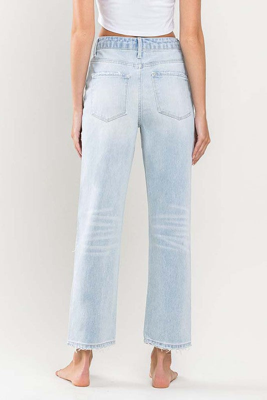 The Beverly Super High Rise Straight Jeans