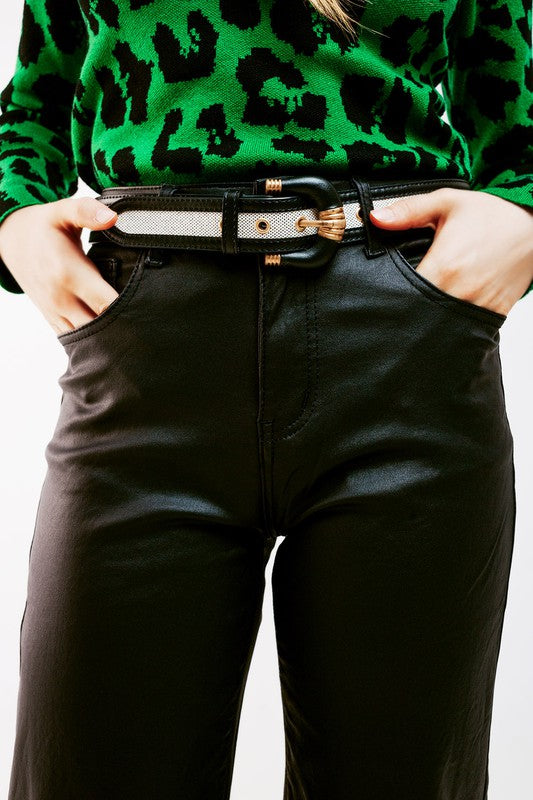 The Teagan Faux Leather Pant