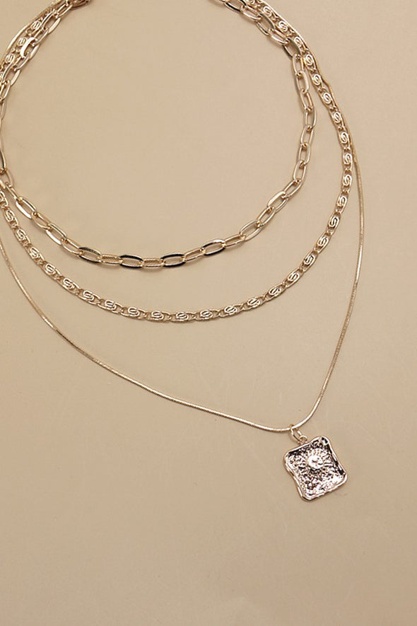 The Delilah Layered Pendant Necklace