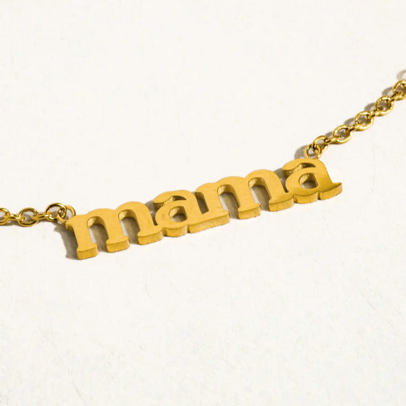 The Mama 18k Gold Plated Necklace