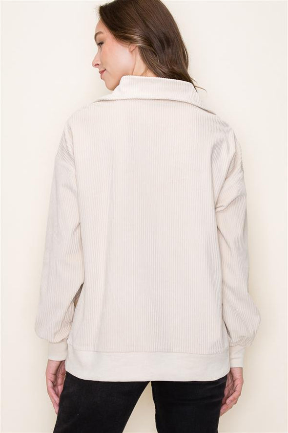 The Whitney Corduroy Pullover