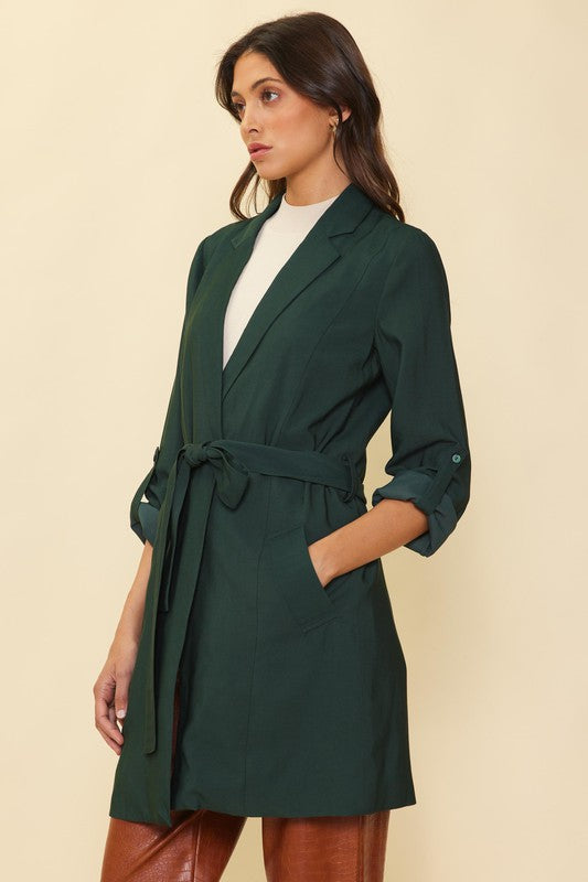 The Geneva Belted Trench Jacket