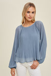The Demi Pleated Blouse