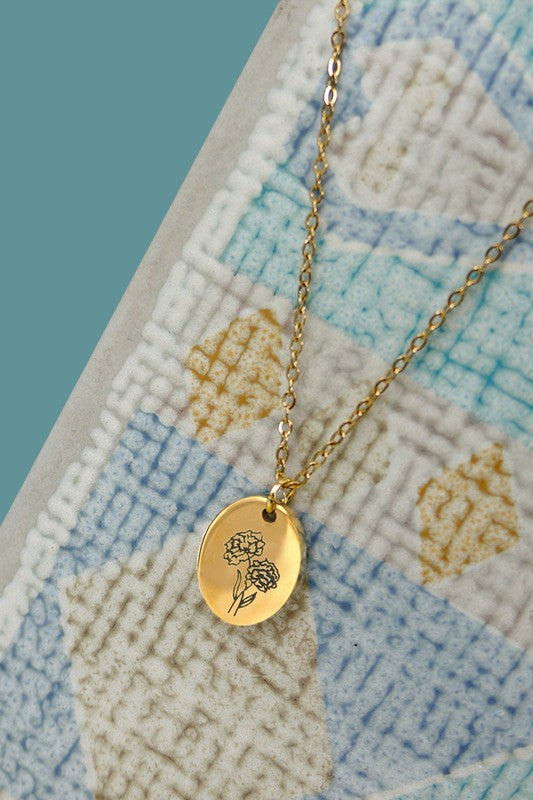 The Rory Birth Month Flower Necklace