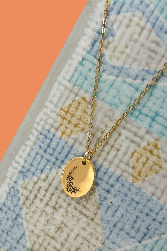 The Rory Birth Month Flower Necklace