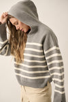 The Nora Striped Sweater Hoodie