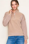 The Jeanna Half Zip Fleece Pullover