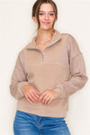 The Jeanna Half Zip Fleece Pullover