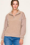 The Jeanna Half Zip Fleece Pullover