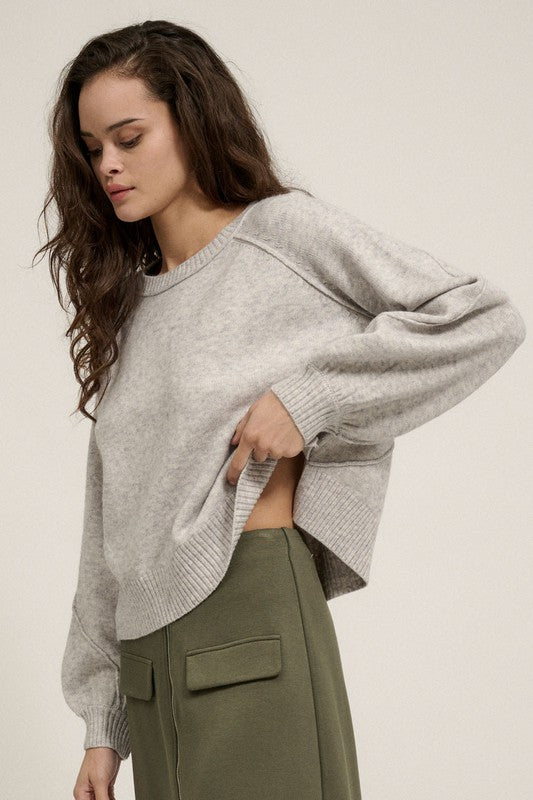 The Everly Raglan Sleeve Sweater