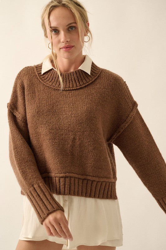 The Quinn Chunky Boutique Knit – One:Nine Sweater