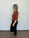 The Briar Collared Front Twist Sweater