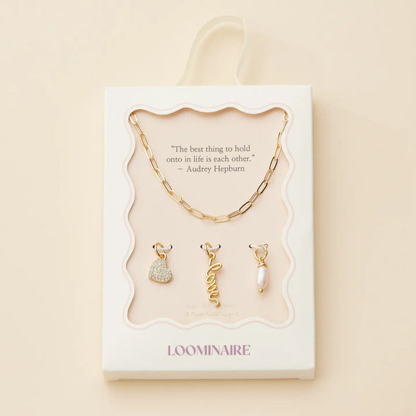 The Nova 'Love' Charm Necklace