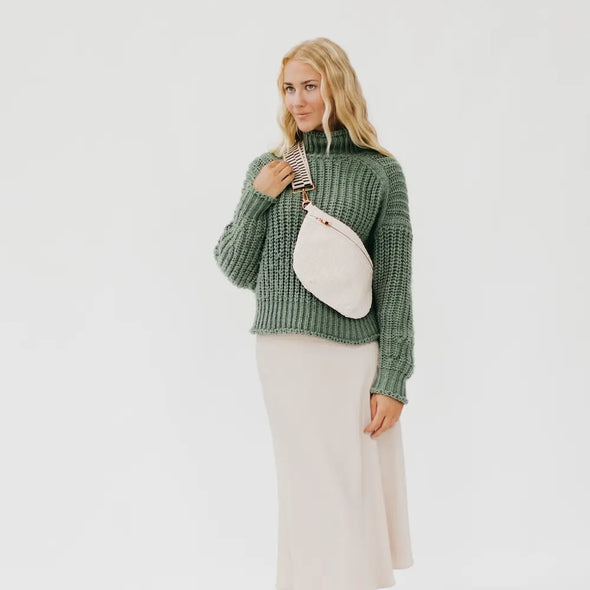 The Romee Woven Saddle Bag