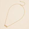 faith bubble necklace gold dainty 