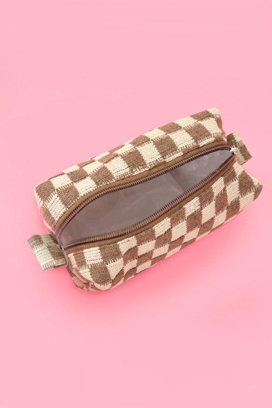 The Kellie Printed Makeup Bag Pouch