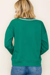 The Vera Contrast Stitch Sweatshirt