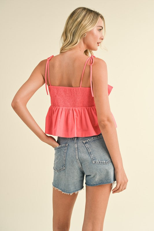 The Rayna Bow Tank Top