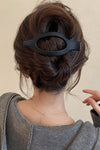 The Denise Oval Lay Flat Hair Claw Clip