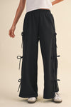 The Valerie Bow Side Wide Leg Sweatpants