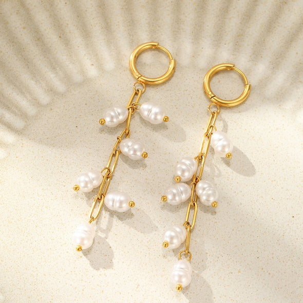 The Juliet Pearl Drop Earrings