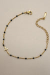 The Elizabeth Tarnish Free Dainty Cross Bracelet