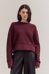 The Jackie Rolled Edge Sweater