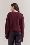 The Jackie Rolled Edge Sweater
