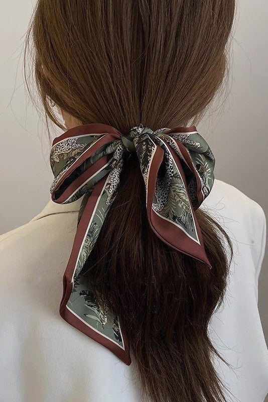 The Mattie Leoapard Twilly Scarf