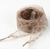 The Danae Animal Print Organza Shoe Lace
