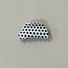 black and white polka dot hair claw clip