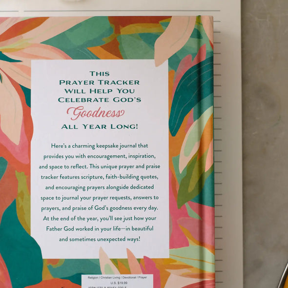 The A Year of God's Goodness Prayer + Praise Tracker Book