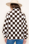 The Marisa Checkered Fleece Jacket
