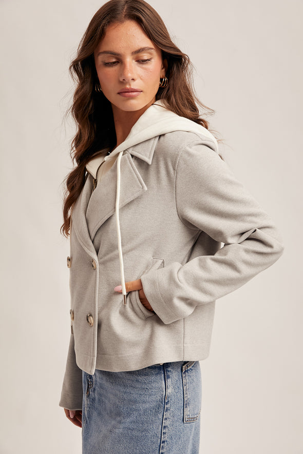 The Beatrice Double Breasted Twofer Jacket