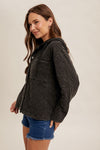 The Cadence Quilted Hooded Shacket