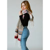 The Brielle Cozy Striped Scarf