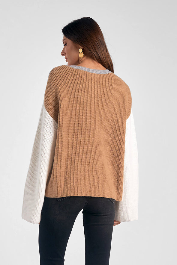The Ashton Color Blocked Sweater