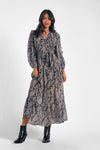 The Willow Paisley Maxi Dress