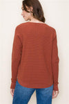 The Millie Waffle Knit Sweater