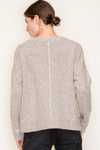 The Abigail Line Detail Crewneck Sweater