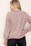 The Erica Textured Stripe Sweater