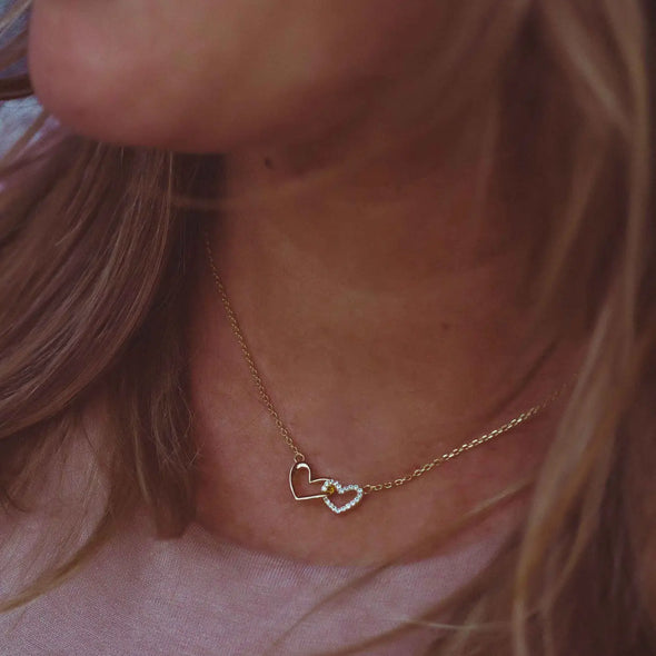 The My Person Linked Hearts Necklace