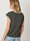 mystree front string detail cinched tee