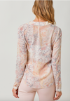 The Johanna Floral Tie Front Blouse