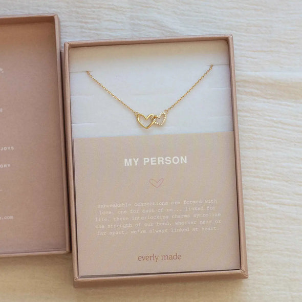 The My Person Linked Hearts Necklace