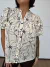 The Jolie V-Neck Floral Print Blouse