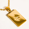 The Gabin 18K Gold Plated Layered Astro Chain Necklace